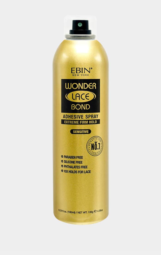 EBIN NEW YORK WONDER LACE BOND WIG ADHESIVE SPRAY - EXTREME FIRM HOLD SENSITIVE 180ML