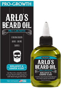 Arlo's Pro Growth Beard Oil - Bergamot Juniper 2.5 oz