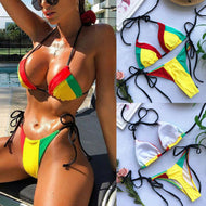 Colorblock bikinim