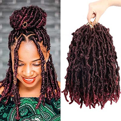 Soft Butterfly Locs Pre Looped Distressed Crotchet Hair 12inch, 20 Strands Per Pack