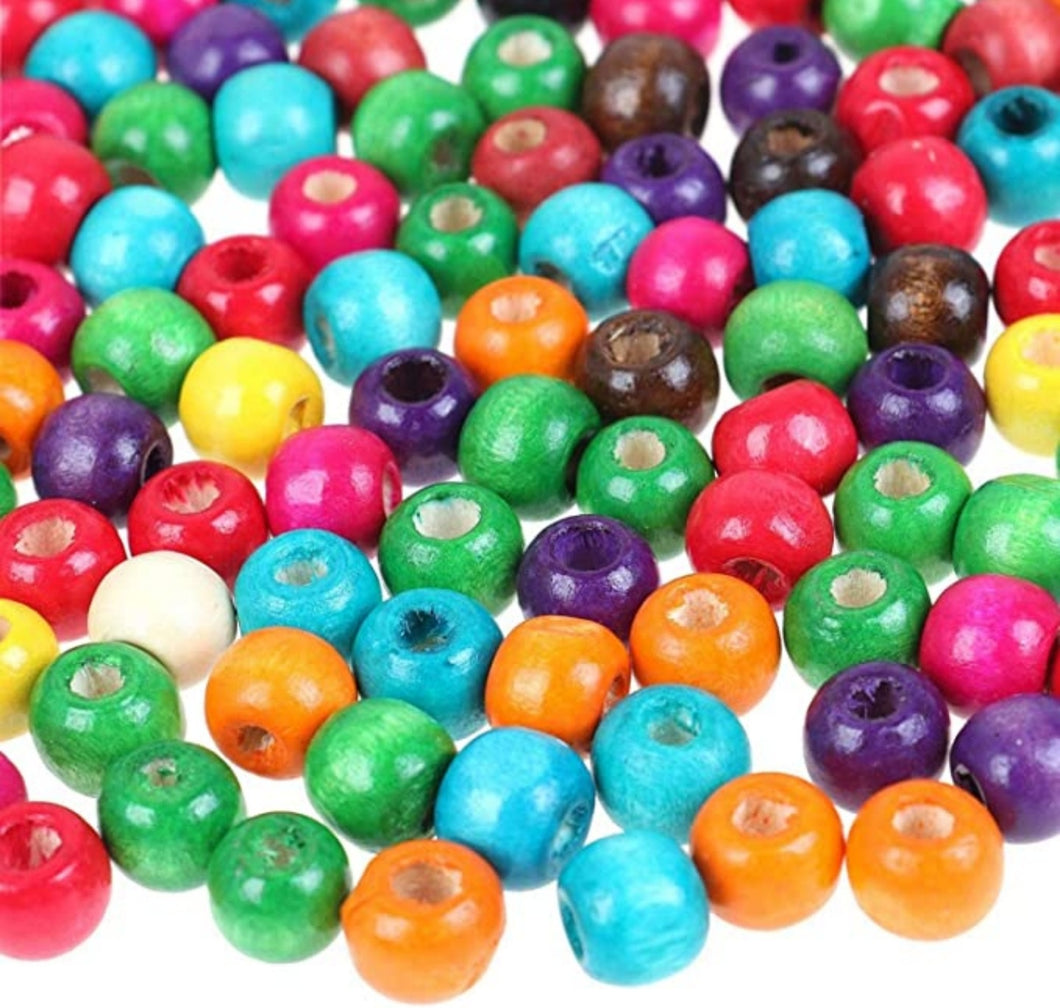 Wooden Beads 50 Pcs